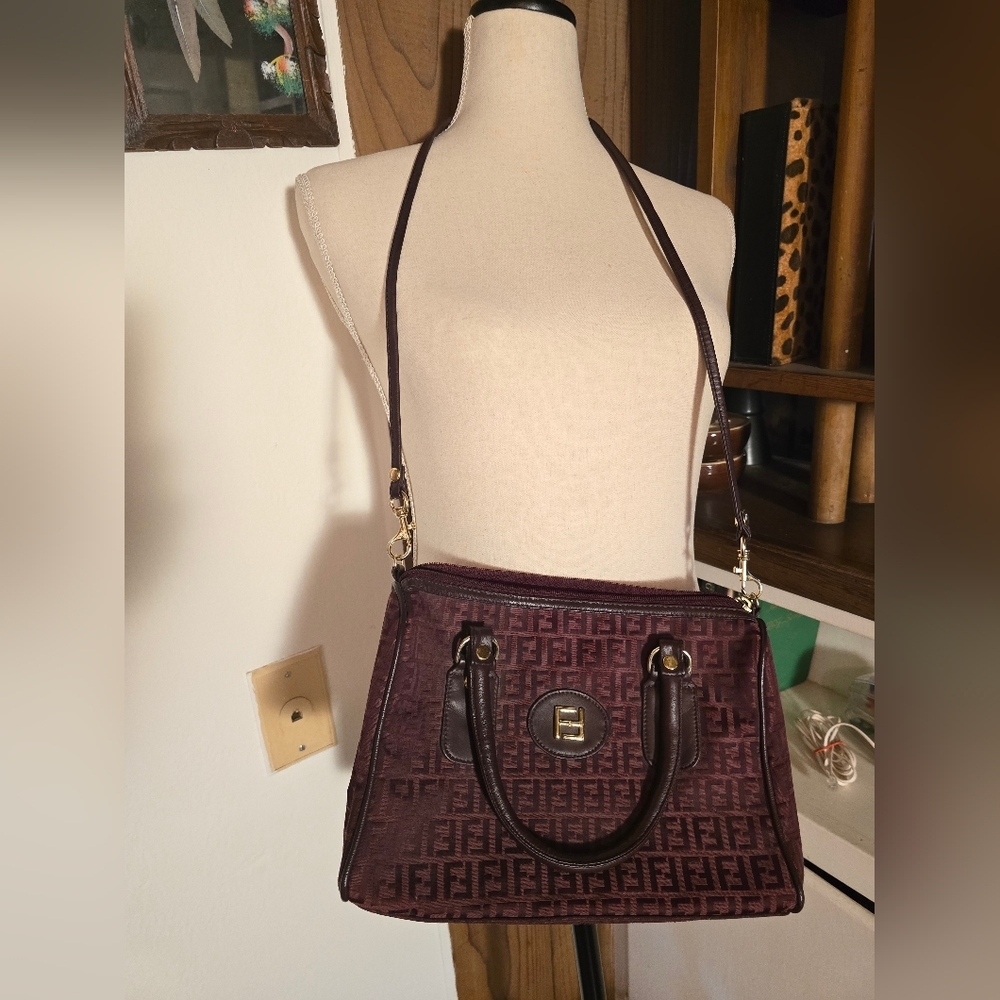 Elegant Burgundy Handbag